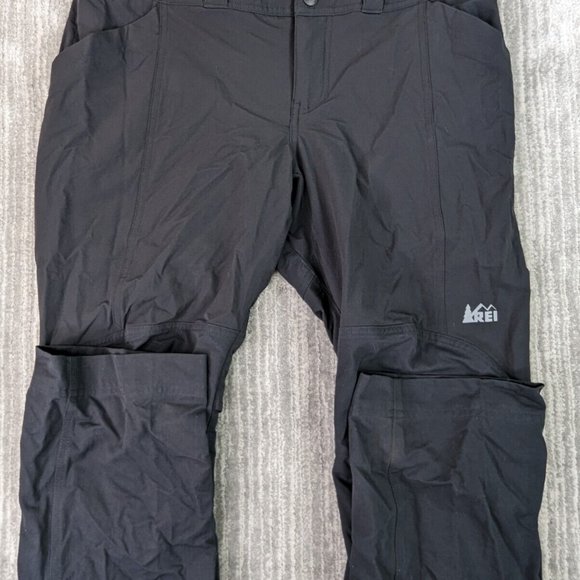 REI Pants & Jumpsuits Rei Hiking Pants Women Pet Black Cargo Nylon